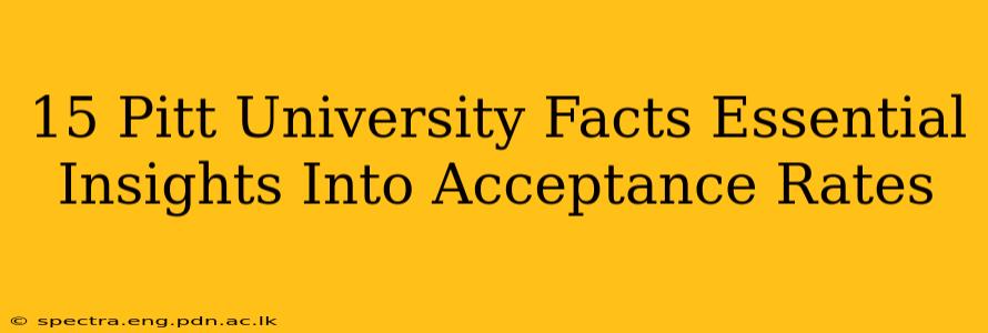 15 Pitt University Facts Essential Insights Into Acceptance Rates