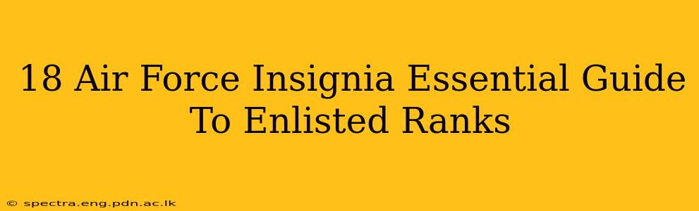 18 Air Force Insignia Essential Guide To Enlisted Ranks
