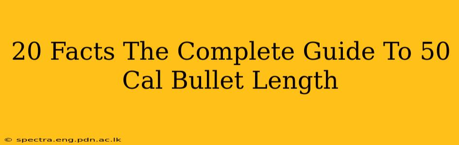 20 Facts The Complete Guide To 50 Cal Bullet Length