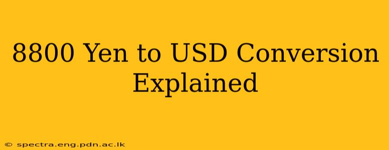 8800 Yen to USD Conversion Explained