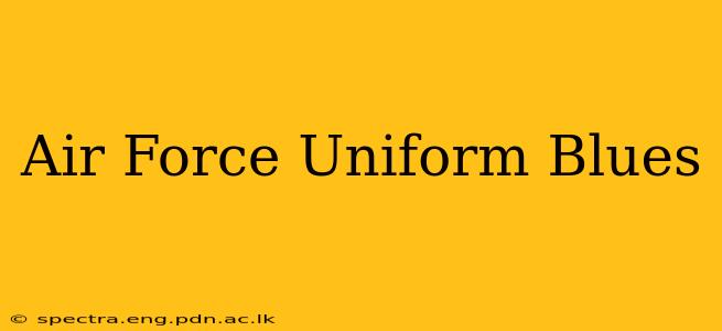 Air Force Uniform Blues