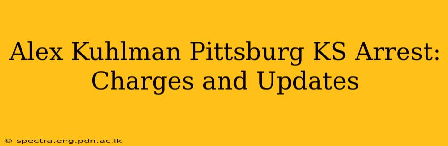 Alex Kuhlman Pittsburg KS Arrest: Charges and Updates
