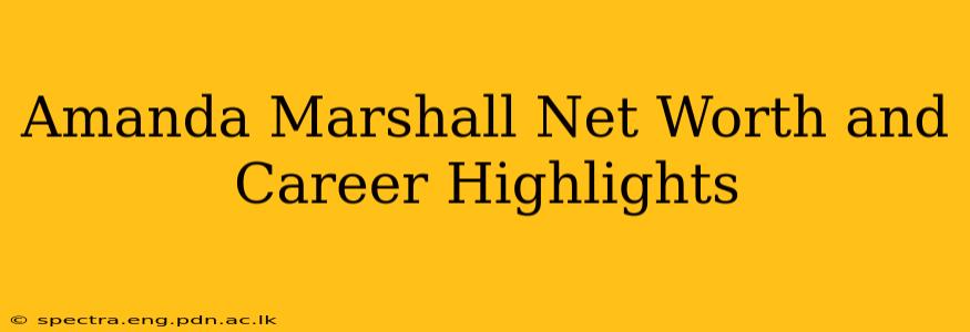 Amanda Marshall Net Worth and Career Highlights
