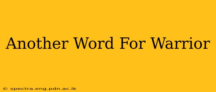 Another Word For Warrior
