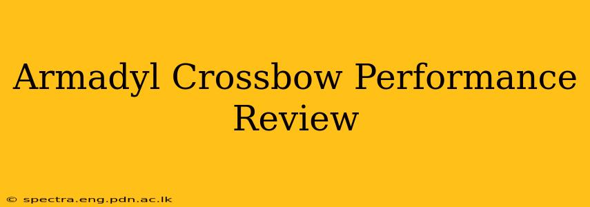 Armadyl Crossbow Performance Review