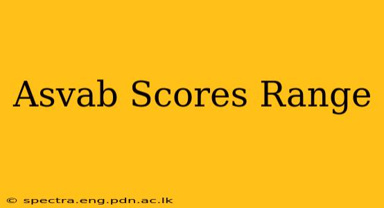 Asvab Scores Range