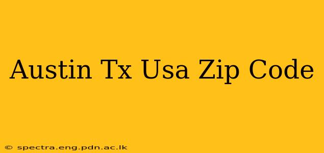 Austin Tx Usa Zip Code
