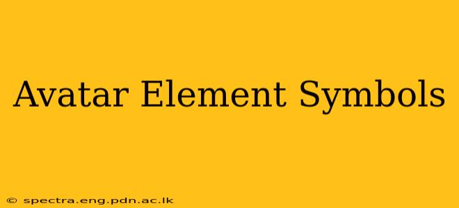 Avatar Element Symbols