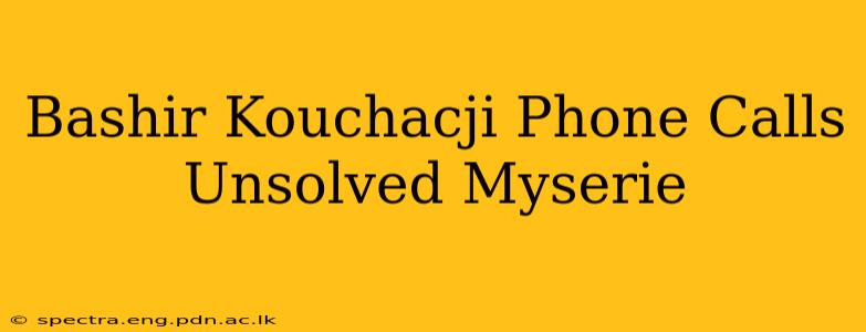 Bashir Kouchacji Phone Calls Unsolved Myserie