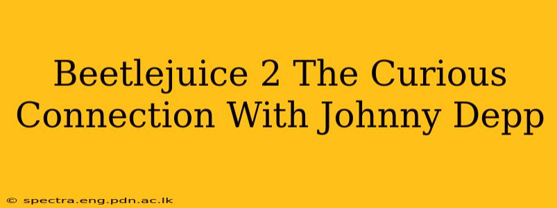 Beetlejuice 2 The Curious Connection With Johnny Depp