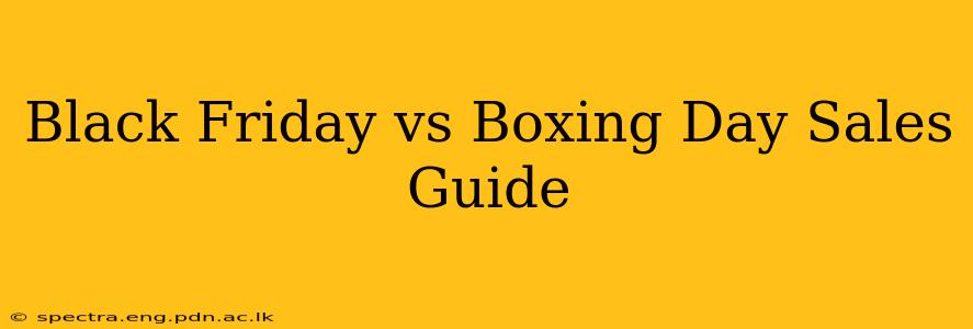 Black Friday vs Boxing Day Sales Guide