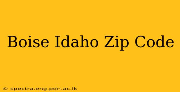 Boise Idaho Zip Code