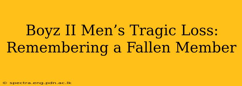 Boyz II Men’s Tragic Loss: Remembering a Fallen Member