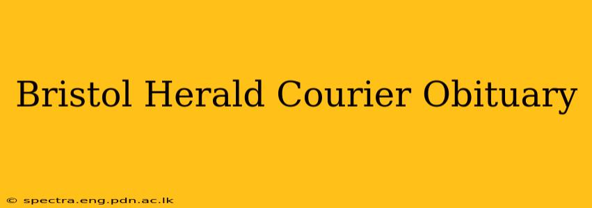 Bristol Herald Courier Obituary