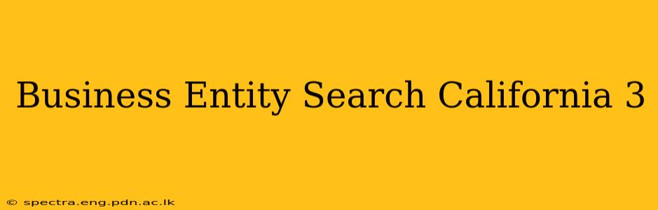 Business Entity Search California 3
