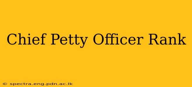 Chief Petty Officer Rank