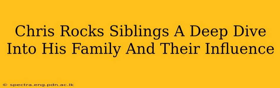 Chris Rocks Siblings A Deep Dive Into His Family And Their Influence