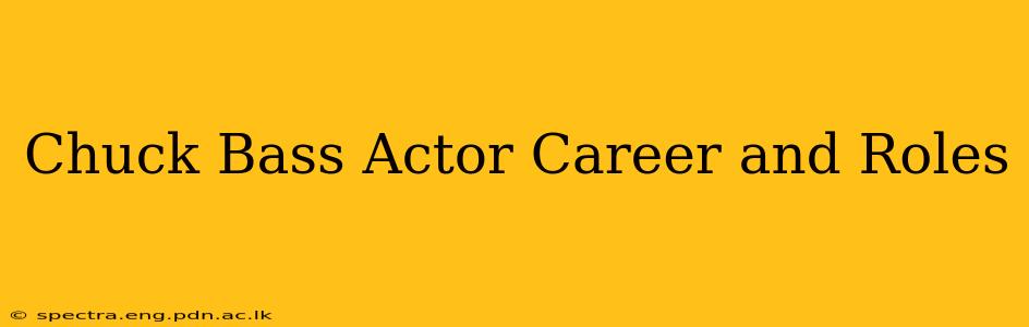 Chuck Bass Actor Career and Roles
