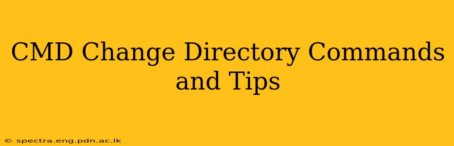 CMD Change Directory Commands and Tips