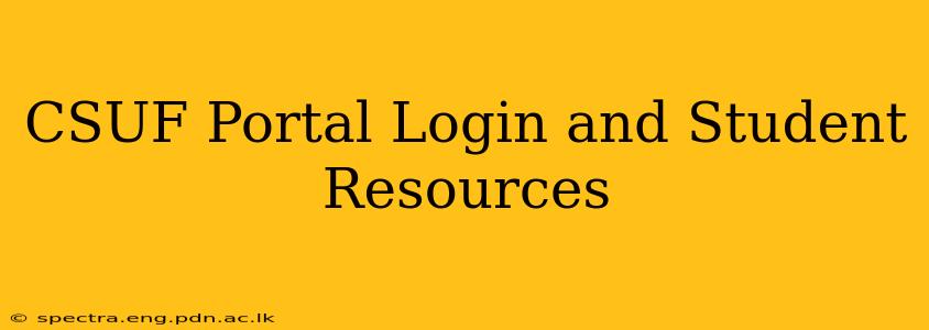 CSUF Portal Login and Student Resources