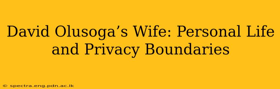 David Olusoga’s Wife: Personal Life and Privacy Boundaries