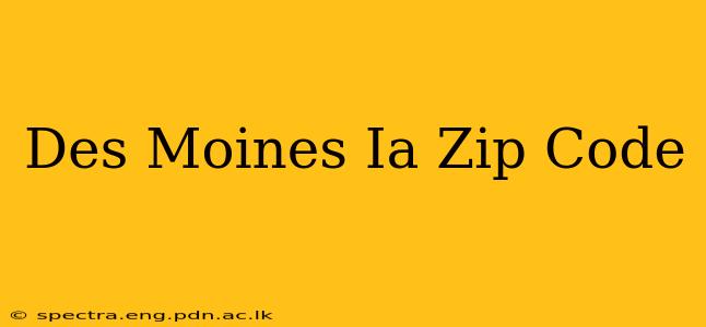 Des Moines Ia Zip Code