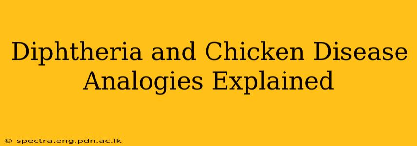 Diphtheria and Chicken Disease Analogies Explained