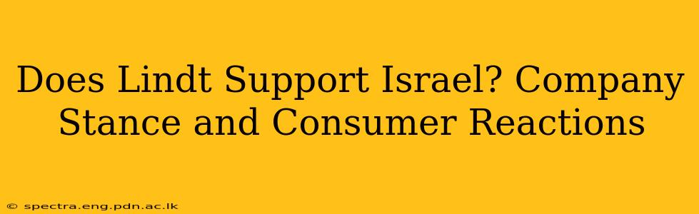 Does Lindt Support Israel? Company Stance and Consumer Reactions