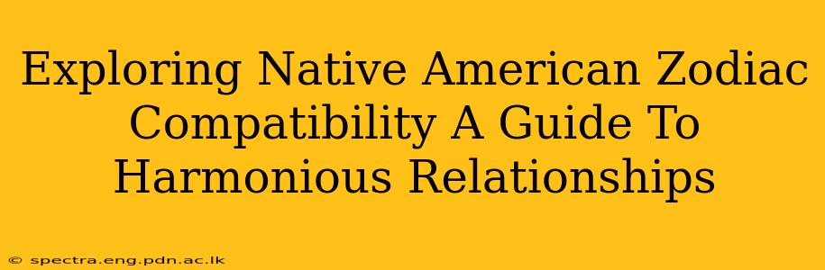 Exploring Native American Zodiac Compatibility A Guide To Harmonious Relationships