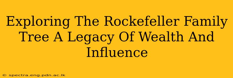 Exploring The Rockefeller Family Tree A Legacy Of Wealth And Influence