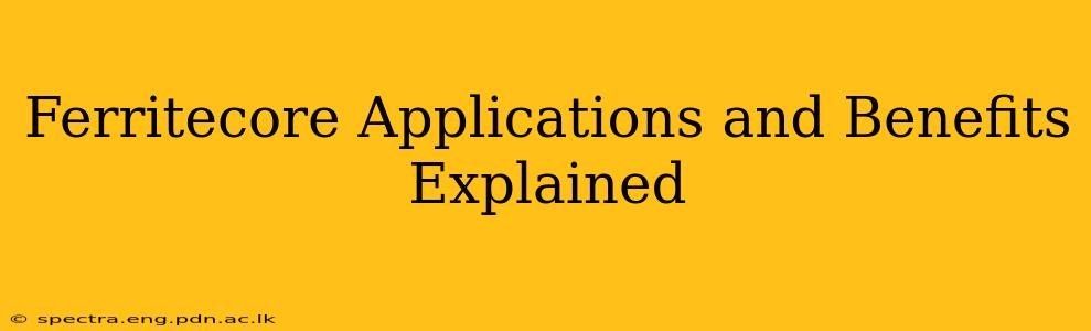 Ferritecore Applications and Benefits Explained