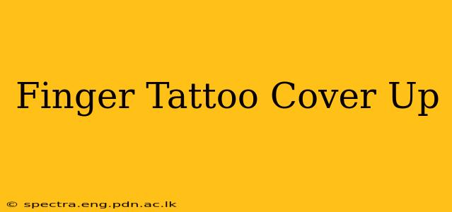 Finger Tattoo Cover Up