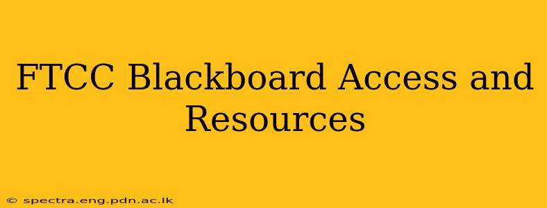 FTCC Blackboard Access and Resources