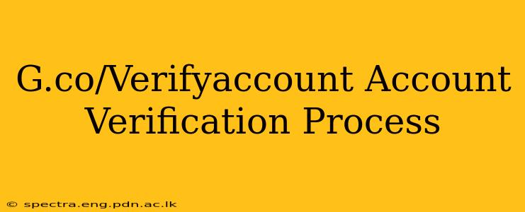 G.co/Verifyaccount Account Verification Process