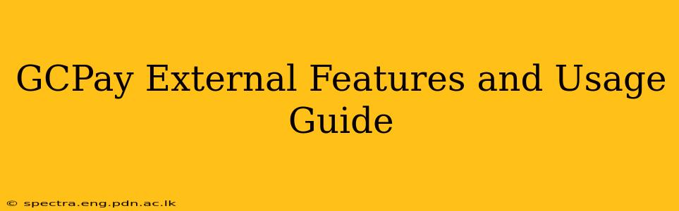 GCPay External Features and Usage Guide