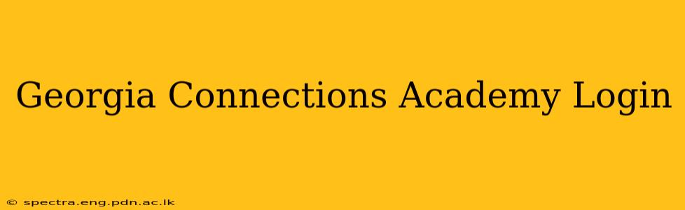 Georgia Connections Academy Login