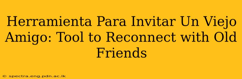 Herramienta Para Invitar Un Viejo Amigo: Tool to Reconnect with Old Friends