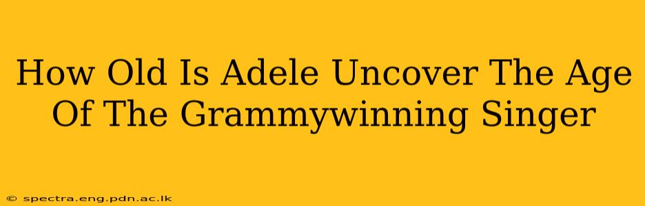 How Old Is Adele Uncover The Age Of The Grammywinning Singer