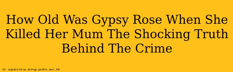 How Old Was Gypsy Rose When She Killed Her Mum The Shocking Truth Behind The Crime