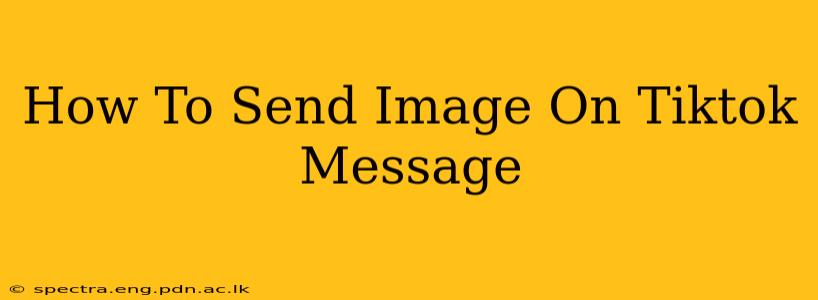 How To Send Image On Tiktok Message