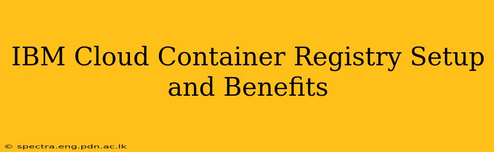 IBM Cloud Container Registry Setup and Benefits