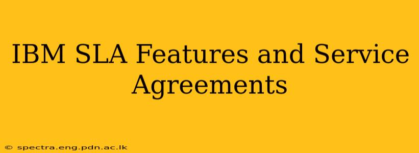 IBM SLA Features and Service Agreements