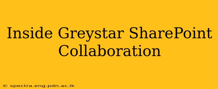 Inside Greystar SharePoint Collaboration