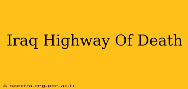 Iraq Highway Of Death