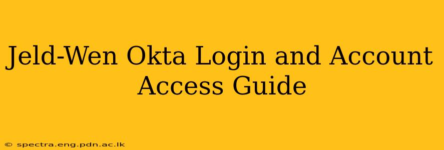 Jeld-Wen Okta Login and Account Access Guide