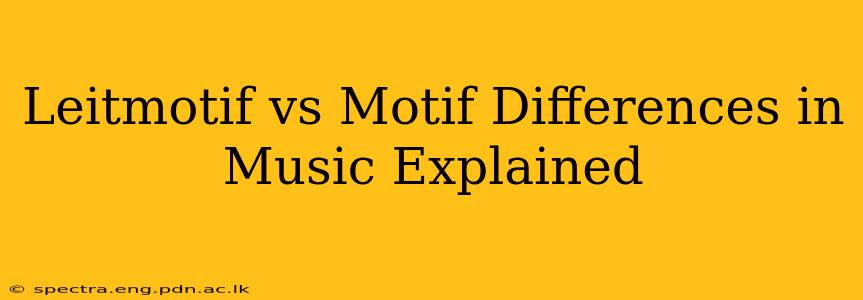 Leitmotif vs Motif Differences in Music Explained