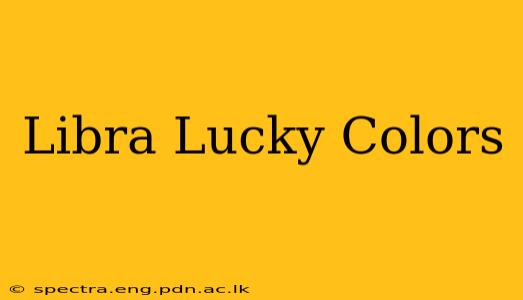 Libra Lucky Colors