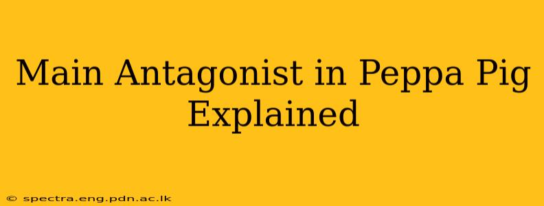 Main Antagonist in Peppa Pig Explained