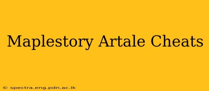 Maplestory Artale Cheats