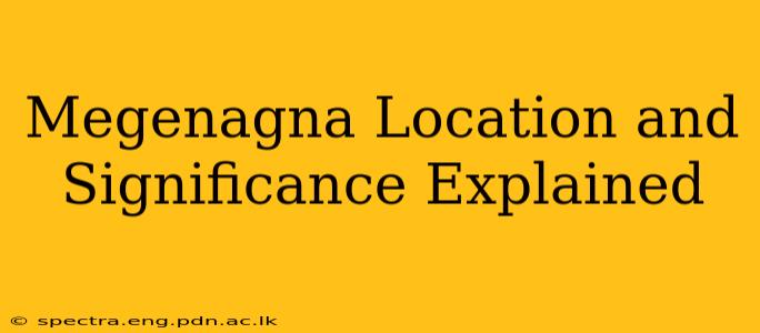 Megenagna Location and Significance Explained